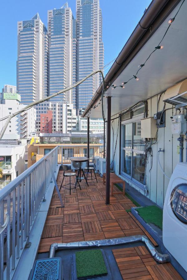 V.Close To Nishi-Shinjuku/Frwif/ Roof Top Terrace Präfektur Tokio Exterior foto